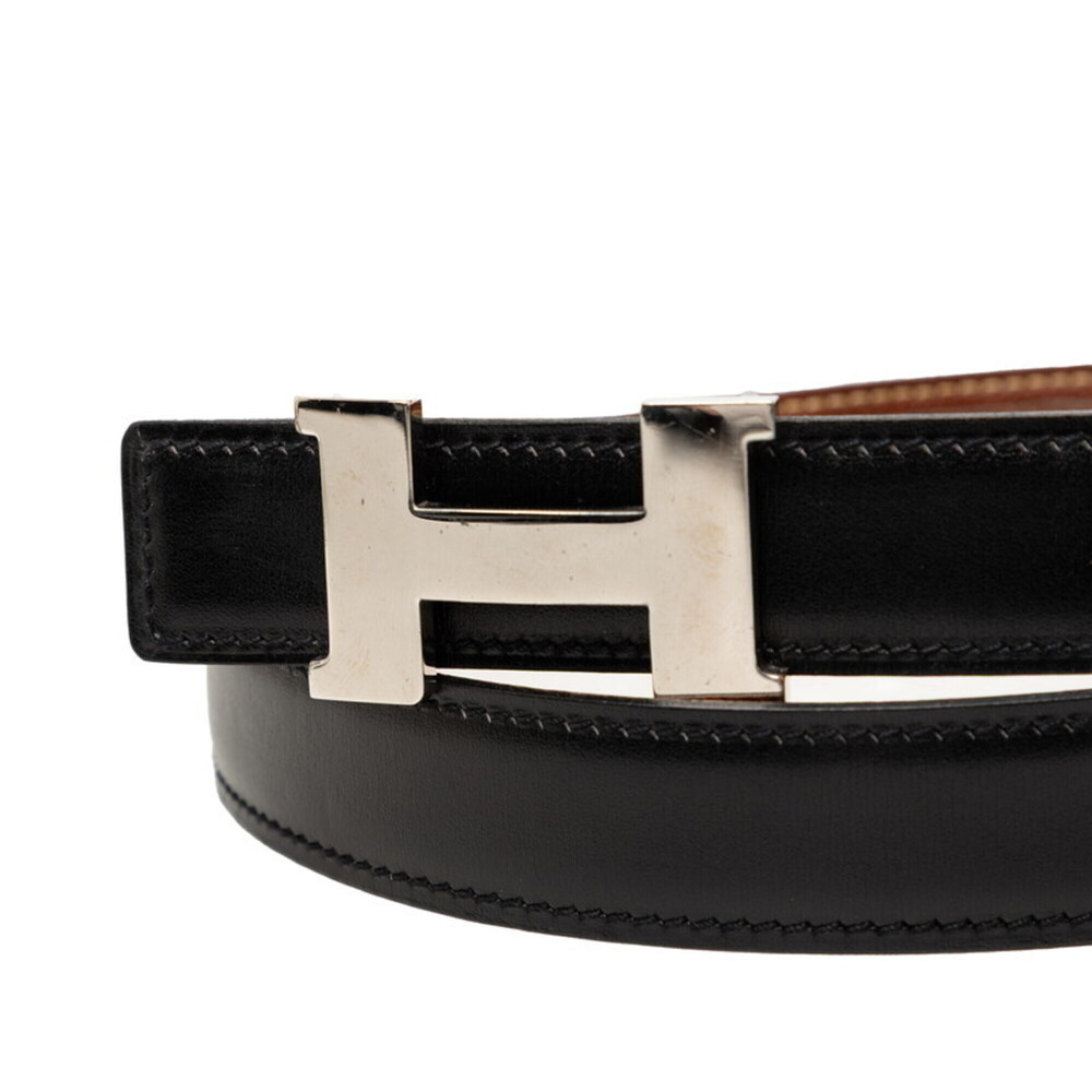 Hermes Constance H-belt, reversible belt, size 65, black and brown box calf l... - Picture 4 of 6